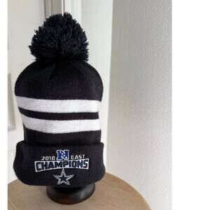 New Era NFL Dallas Cowboys Pom Beanie 2018 NFC East Champions Warm Sportswear